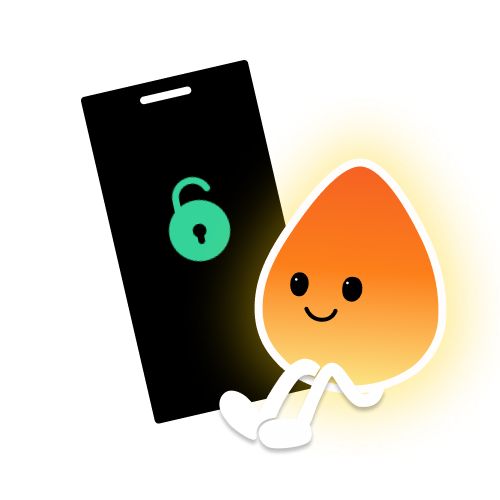 step goal unlocked apps reward mascot walk to earn screen time allowance illustration